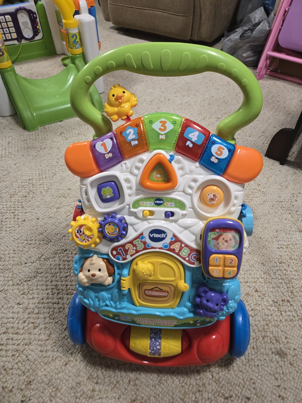Baby push toy