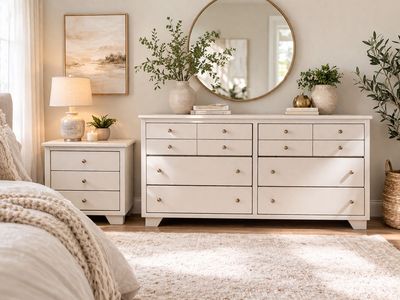 Beautiful Neutral Bedroom Set