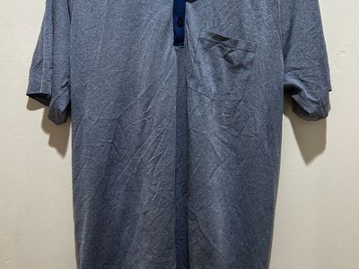 Lululemon Metal Vent Tech Light Blue Polo Shirt