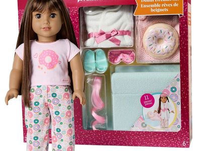 American Girl 18" Truly Me Doll Donut Dreams Sleep PJ Set 1662177 #106261