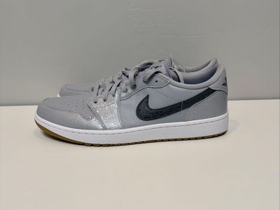 Jordan Low Golf Wolf Grey Gum Size 14