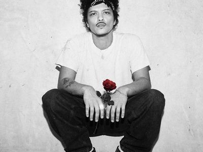 Bruno Mars floor seats at Allegiant Stadium on 4/11/26