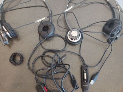 training headsets 2 headsets plus a spliter