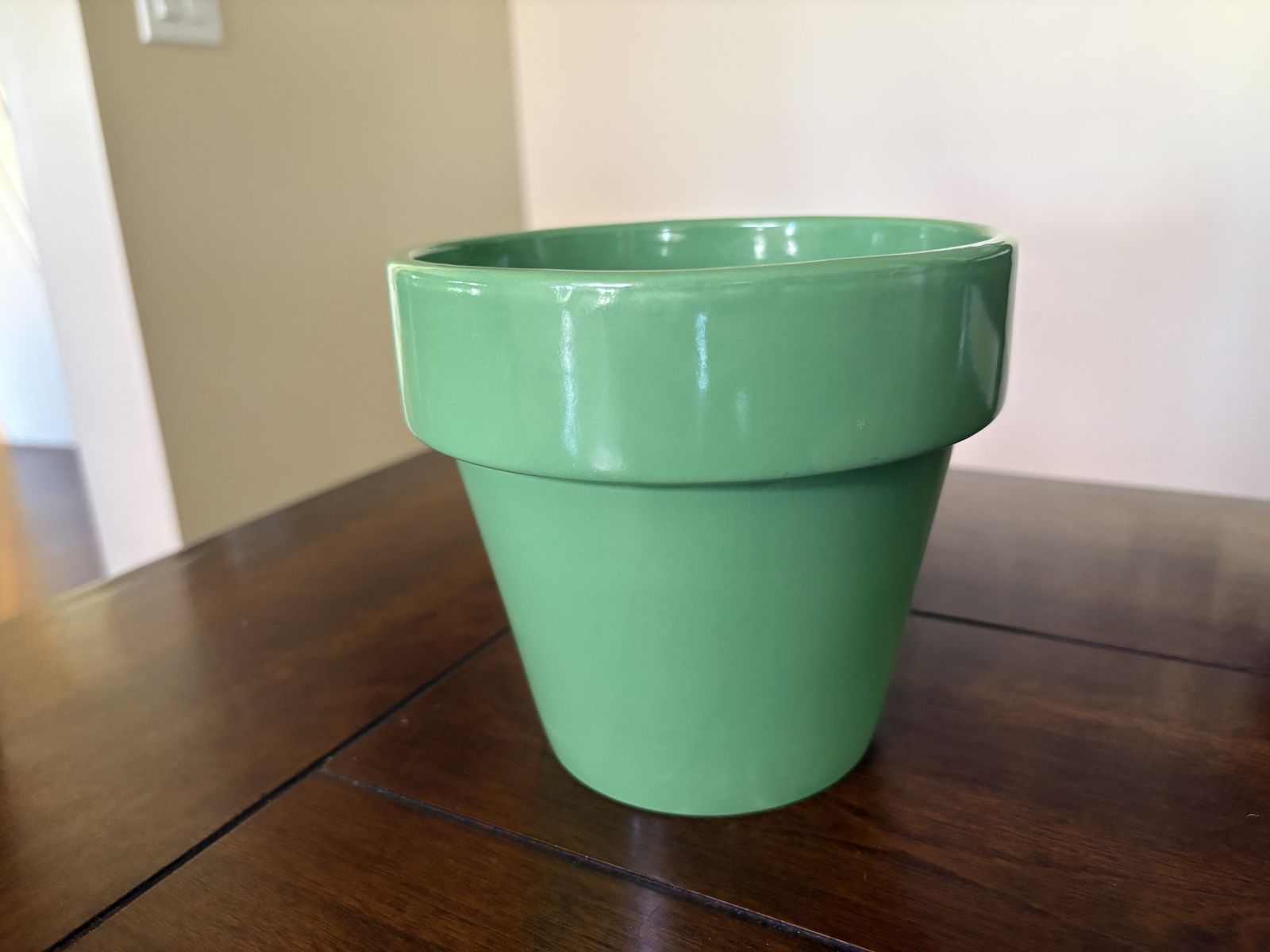 Bright Green Norcal Pottery Planter Pot