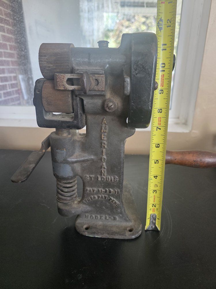 Antique American St. Louis Model B Leather Splitter / Skiver (1911)