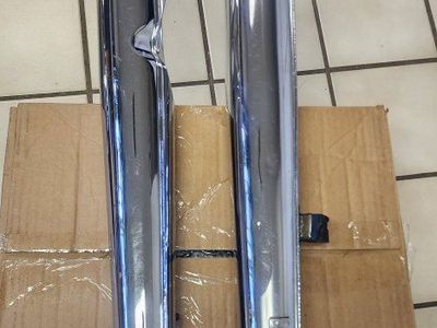 Early 70's OEM Honda CB350 Exhaust mufflers in great shape! HM344