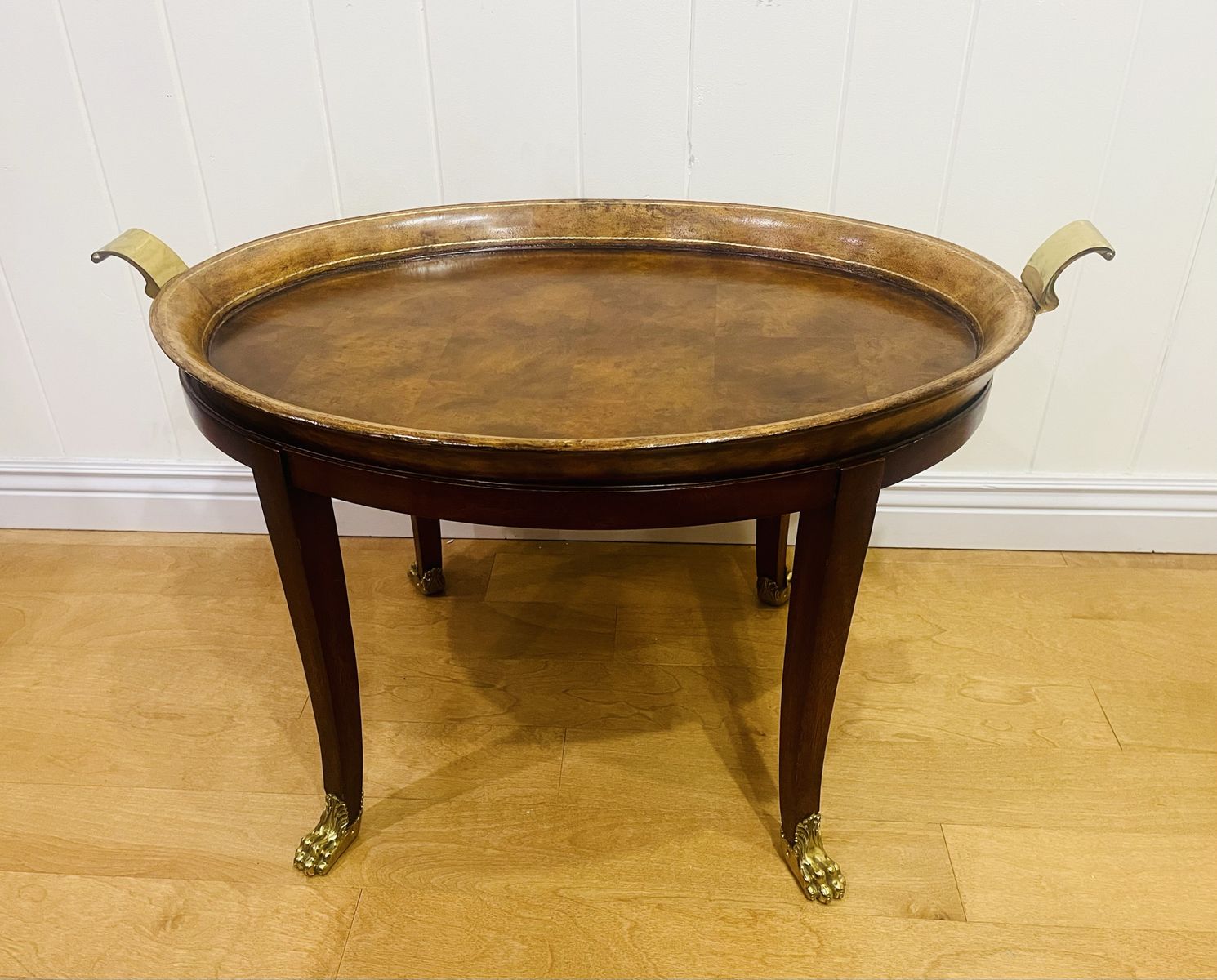 MAITLAND SMITH SIDE END ACCENT TABLE REMOVABLE TOP