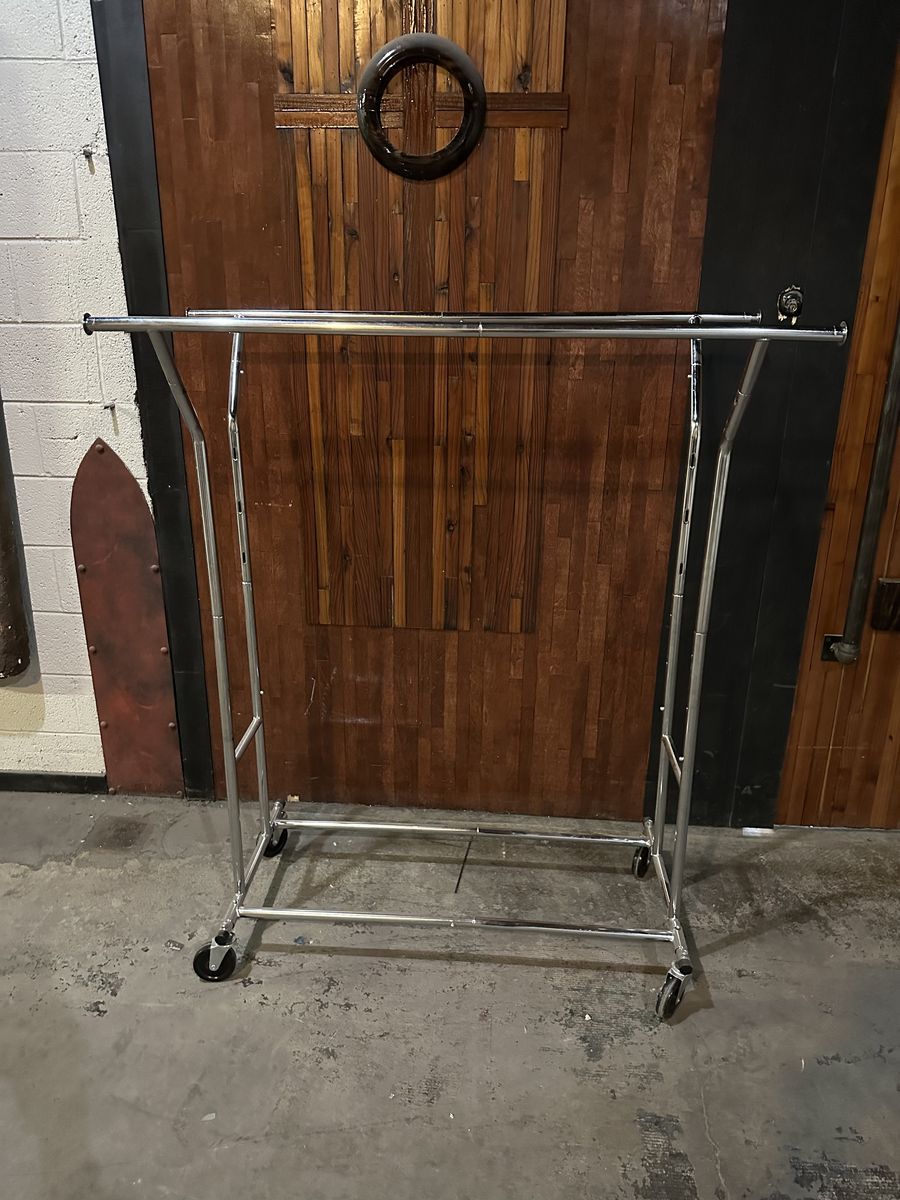 Clothes rack With Wheels Double Sided