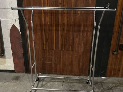 Clothes rack With Wheels Double Sided