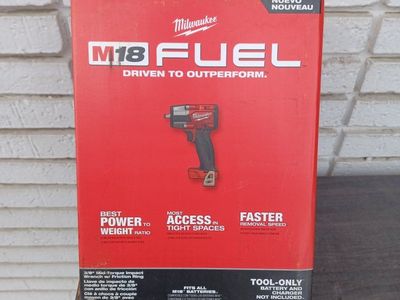 Milwaukee M18 FUEL 2960-20 3/8" Mid-Torque Impact Wrench w/ Friction Ring (Tool-Only)