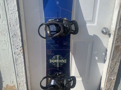 Burton snow board 159 with bindings