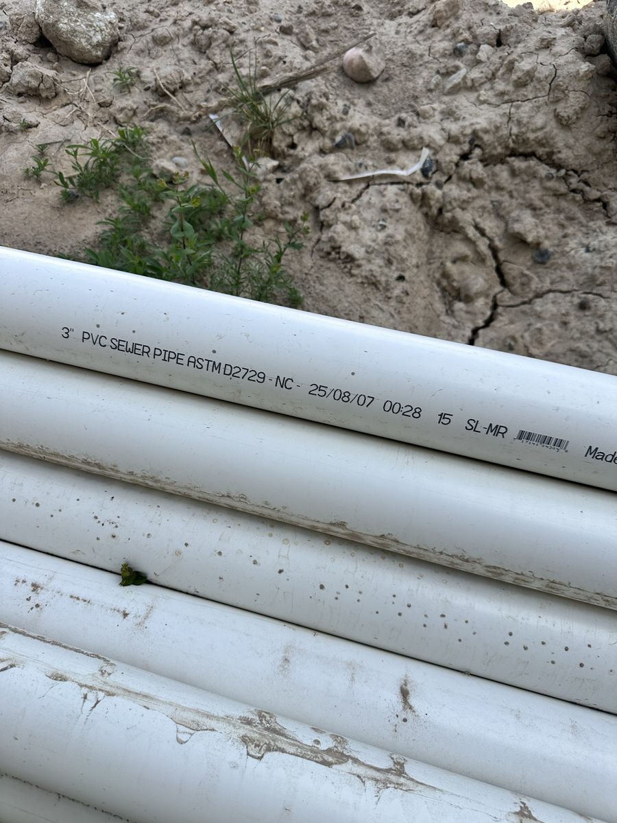 PVC drain pipe