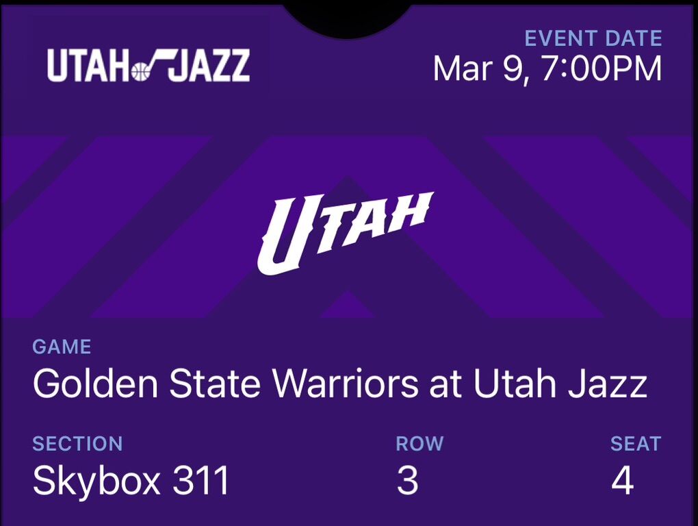 Dinner & Snacks vs Warriors March 9 In Skybox