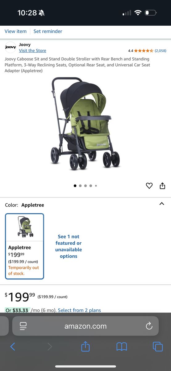 Joovy Caboose Double Stroller