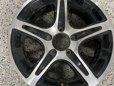 SenDel T12-1 15" 5-Lug Aluminum Trailer Wheel - 5x4.5" Bolt Pattern, 0 Offset