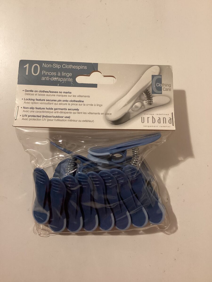 Urbana Strong Non-Slip Clothespins (10 Pcs)