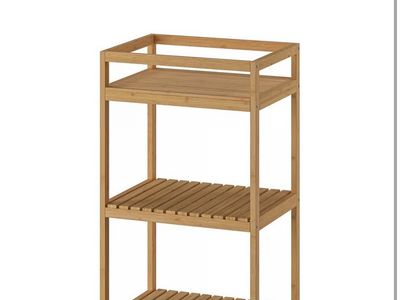 Bamboo Rolling Cart