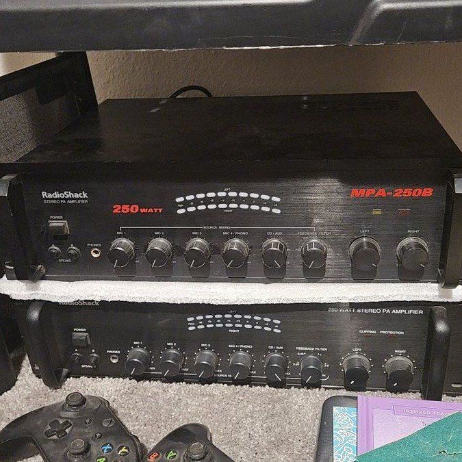 Radioshack MPA-250A & 250B Amplifiers