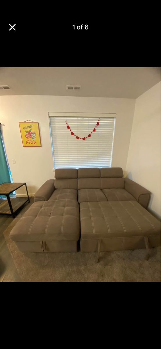 Convertible sectional sleeper couch