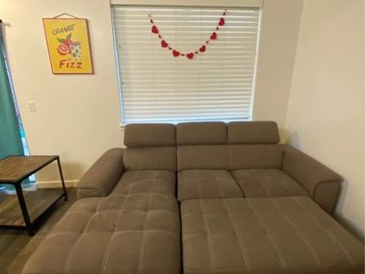 Convertible sectional sleeper couch