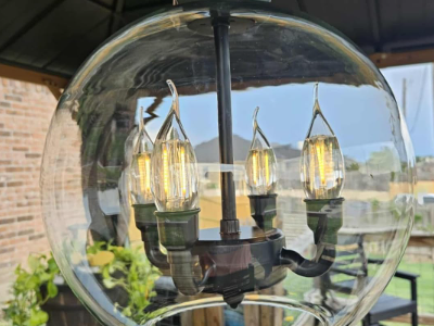 New in box Battery Operated LED Chandelier Lights