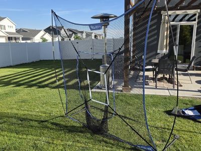 Baseball or Softball hitting or pitching net
