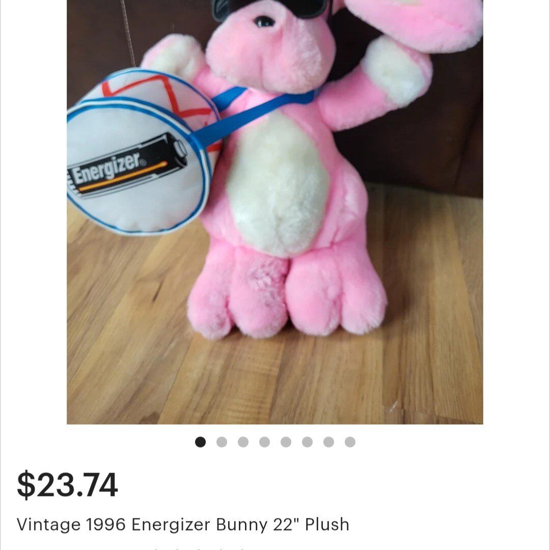 Energizer bunny plush