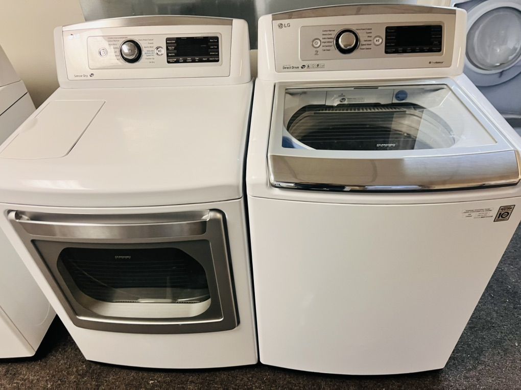 Lg Super Capacity Washer And Dryer Set
