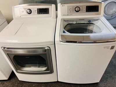 Lg Super Capacity Washer And Dryer Set