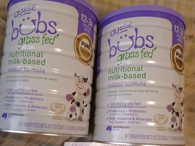 bubs Grass fed toddler formula