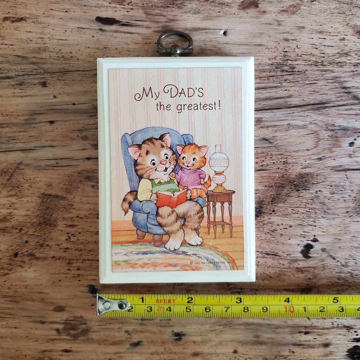 Hallmark wall plaque, "My Dad's the Greatest""