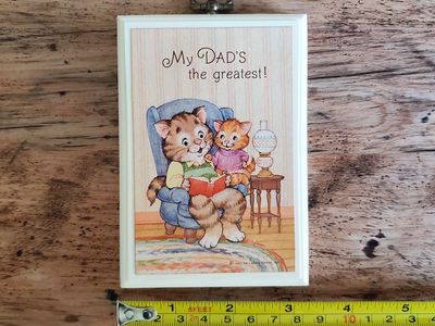 Hallmark wall plaque, "My Dad's the Greatest""