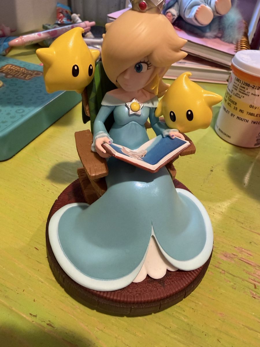 Super Mario Rosalina & Luma Storybook Figurine Statue