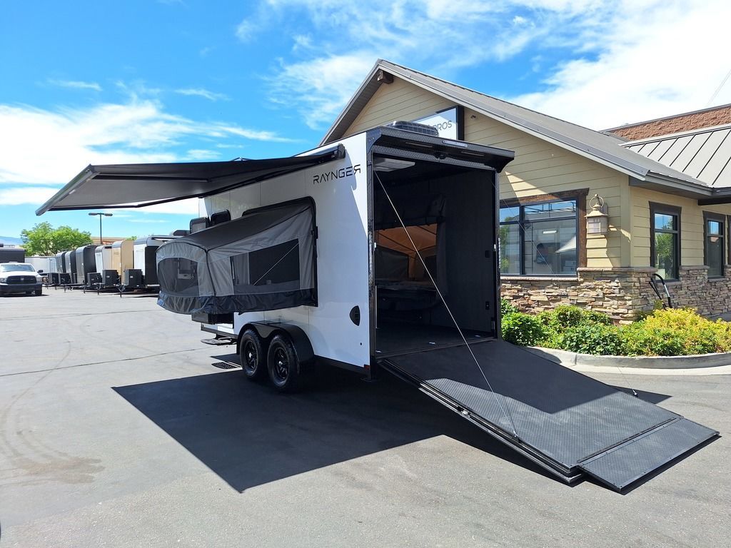 2026 Raynger Raynger 7x16 Toy Hauler Camper Enclosed Cargo UTV/ATV New
