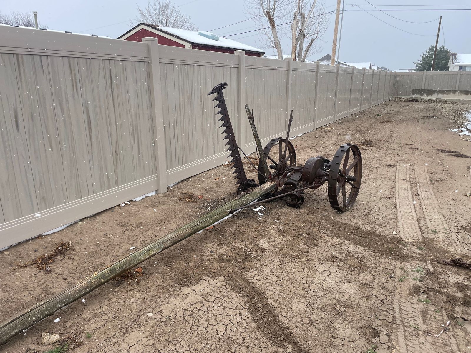 1800s empireHorse Drawen mower and reaper