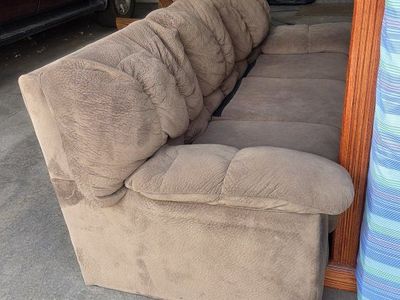 soft brown couch