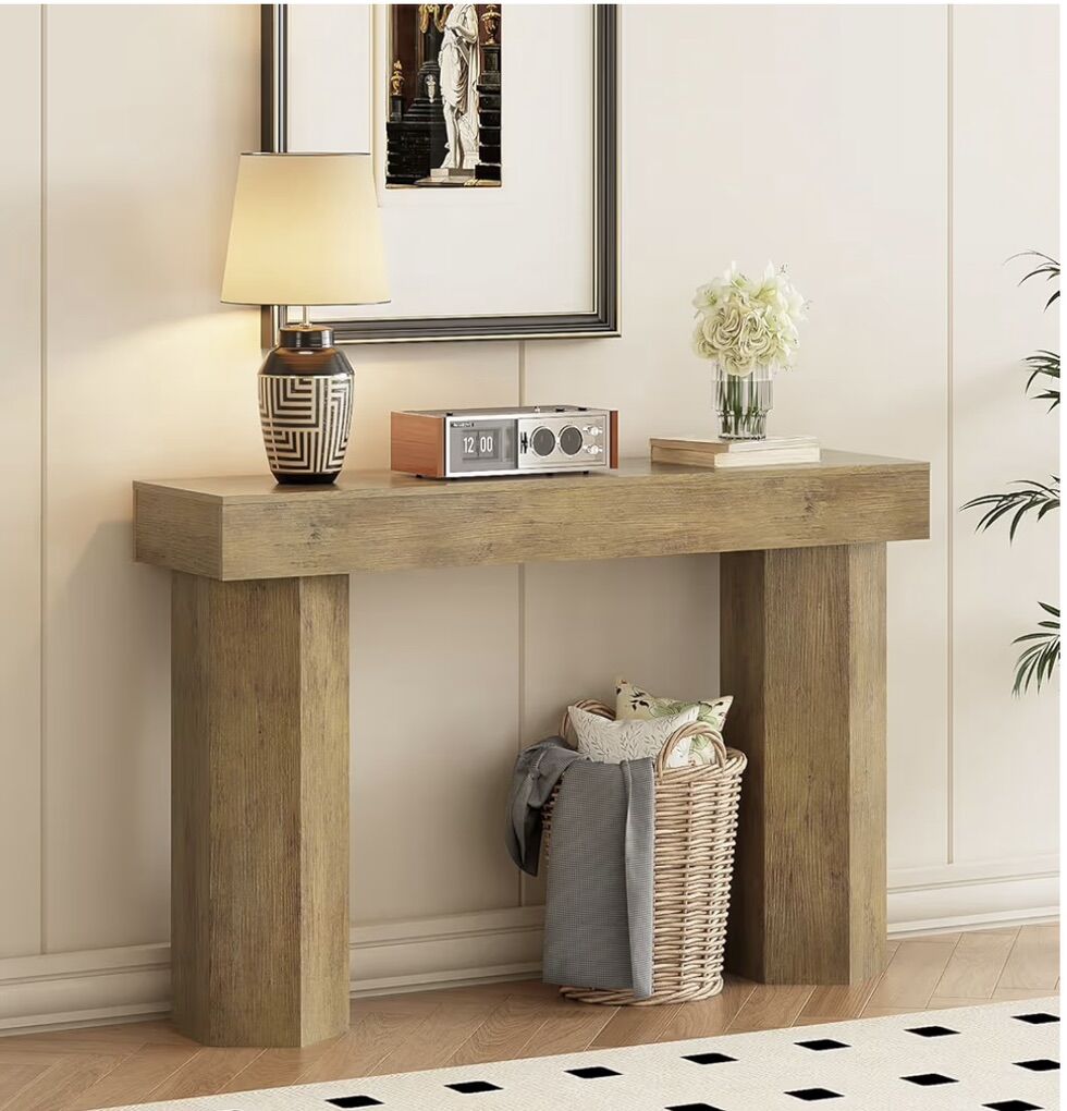 Wood Console Table