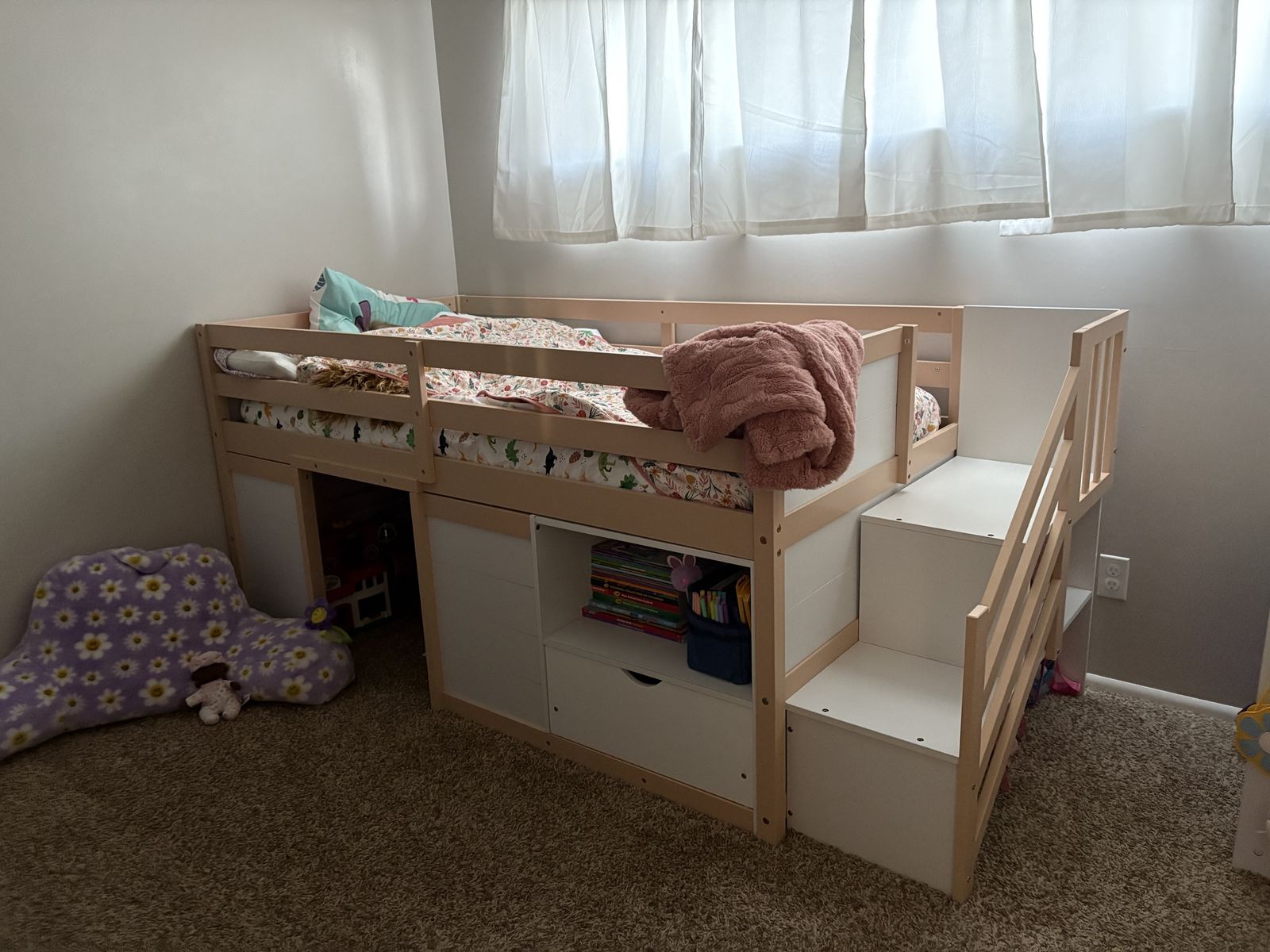 Twin Loft Bed with Play House