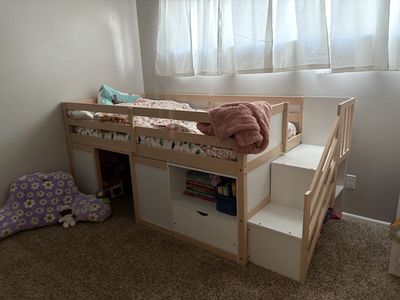 Twin Loft Bed with Play House