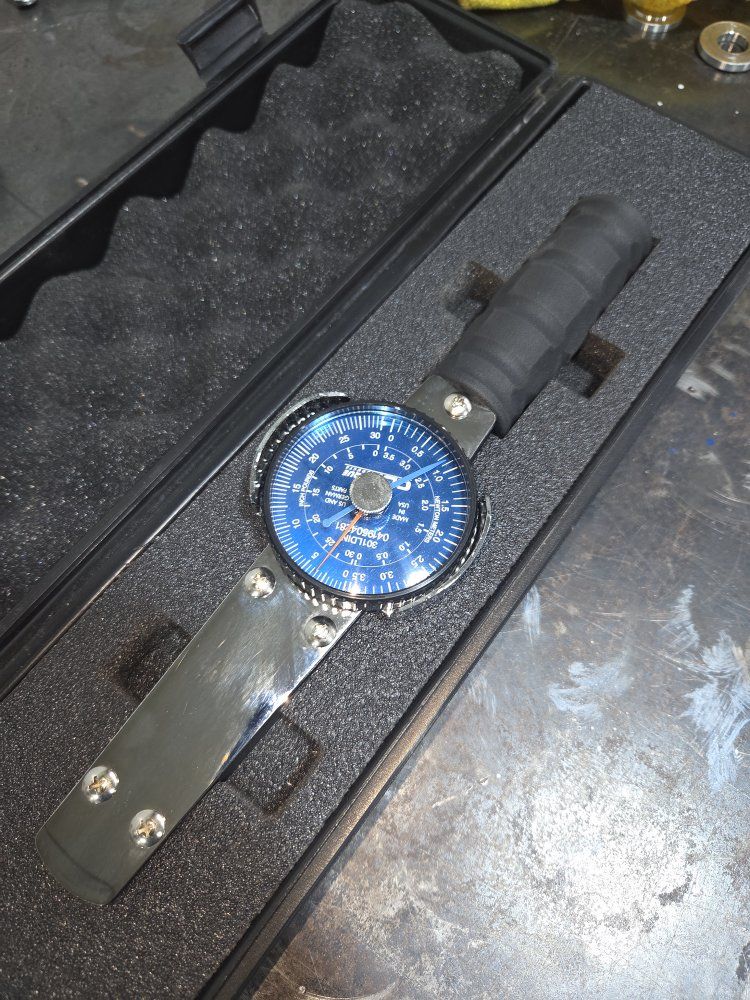 Snap On 1/4" drive Inch/Newton  rotational torque wrench