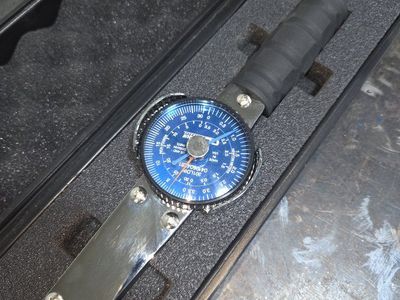 Snap On 1/4" drive Inch/Newton rotational torque wrench
