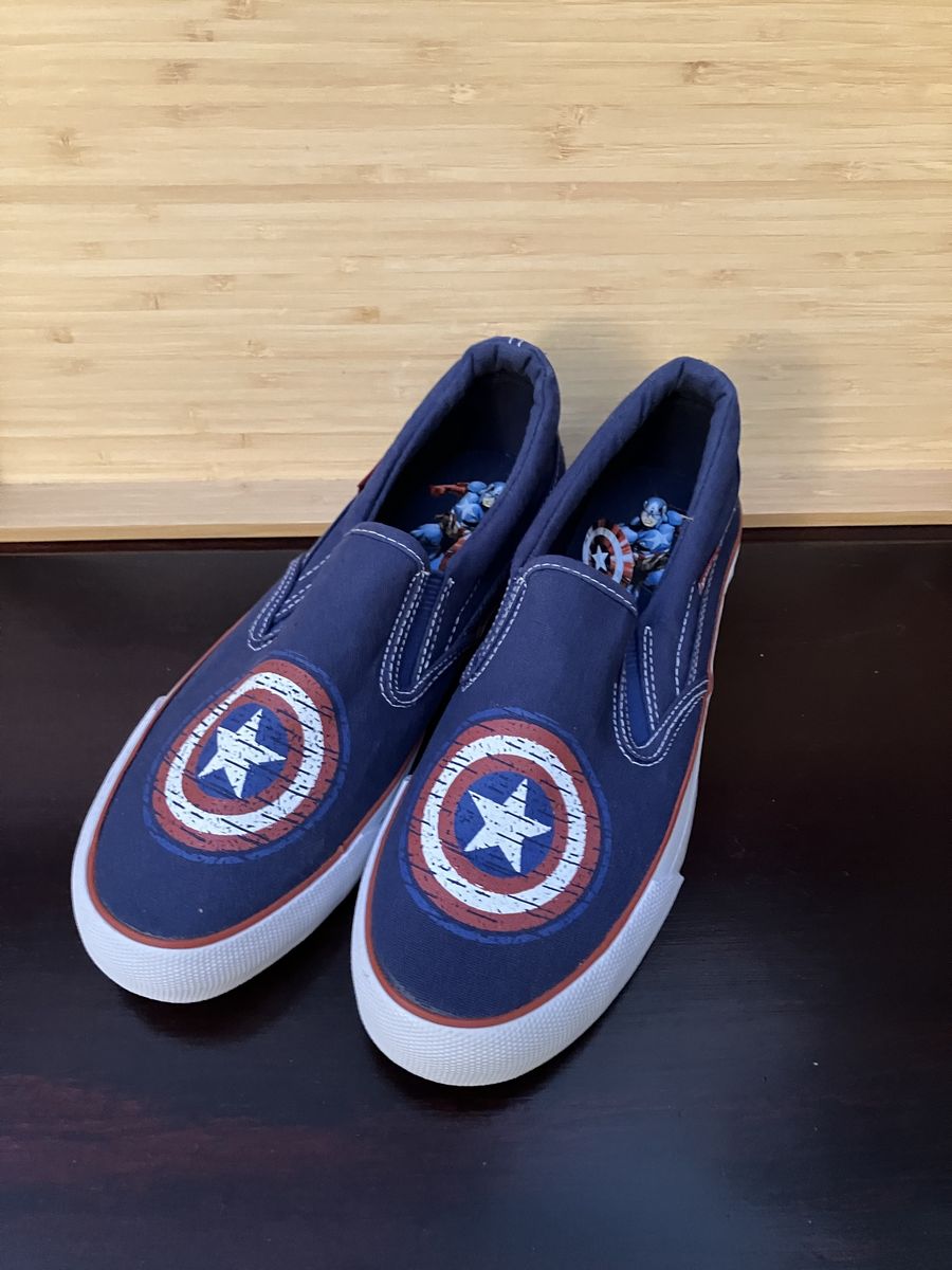 Brand new Captain America slipons
