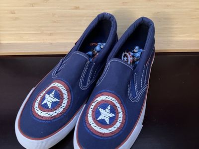 Brand new Captain America slipons