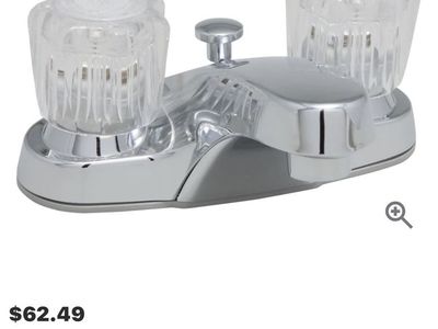 Bathroom Faucet with Pop-Up Drain Assembly