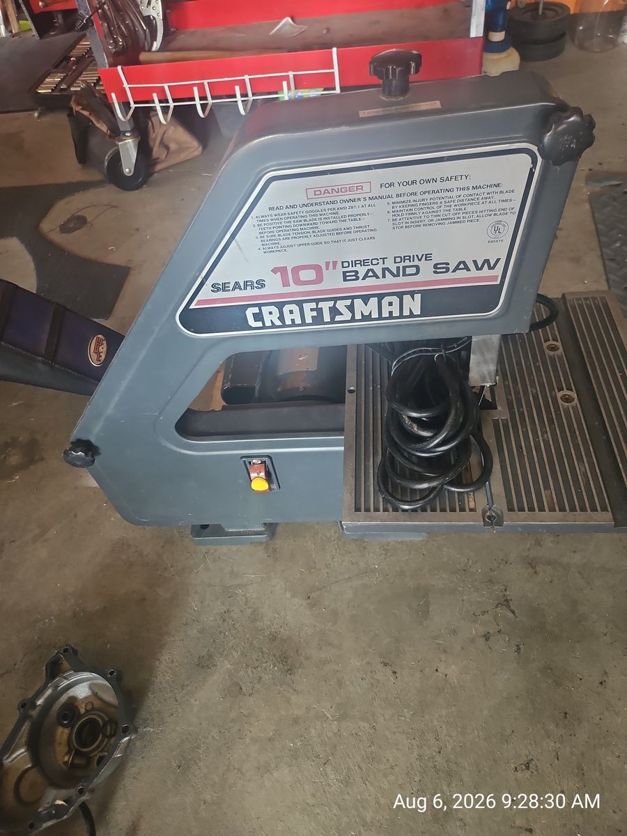 Sears Craftsman 10 Inch Direct Drive Band Saw