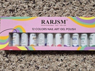 Brand New 12 Color Glitter Nail Art Professional Gel Polish Set