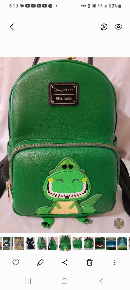 Loungefly Disney Pixar Toy Story Rex Mini Backpack