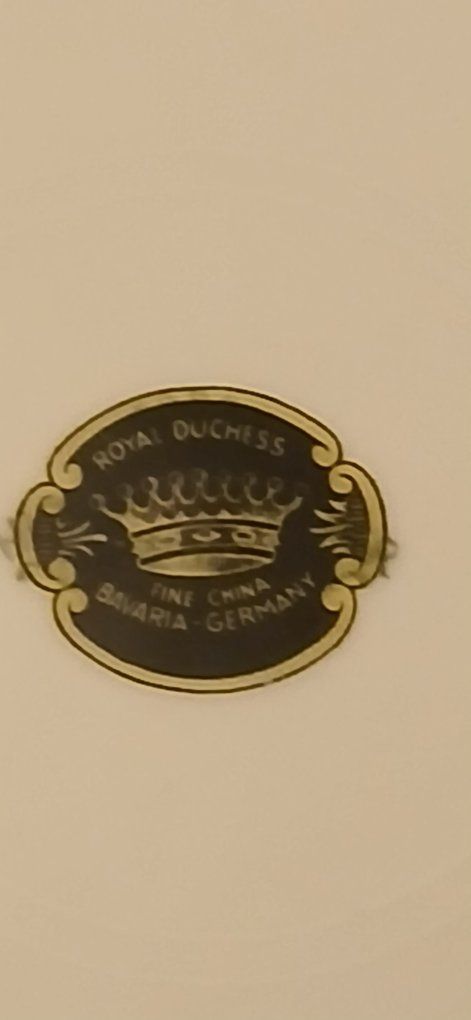 Royal Duchess Fine China Bavaria Germany Floral Dinner Plate