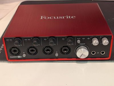 Focusrite Scarlett 18i8 2nd Gen USB Audio Interface