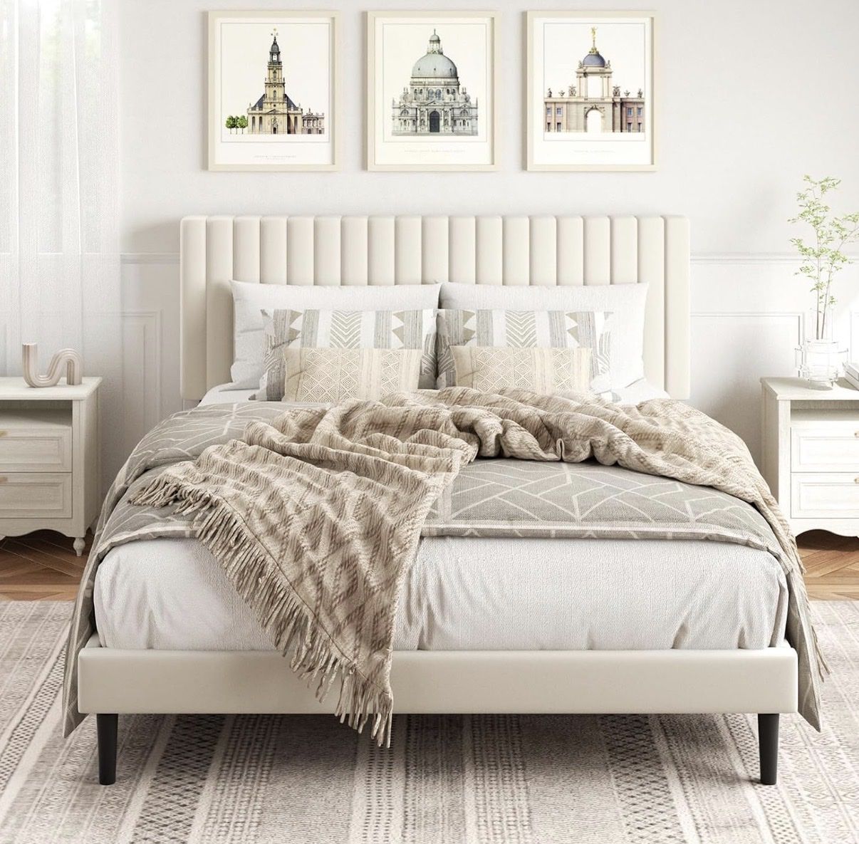 Brand New Queen Size Platform Bed Frame